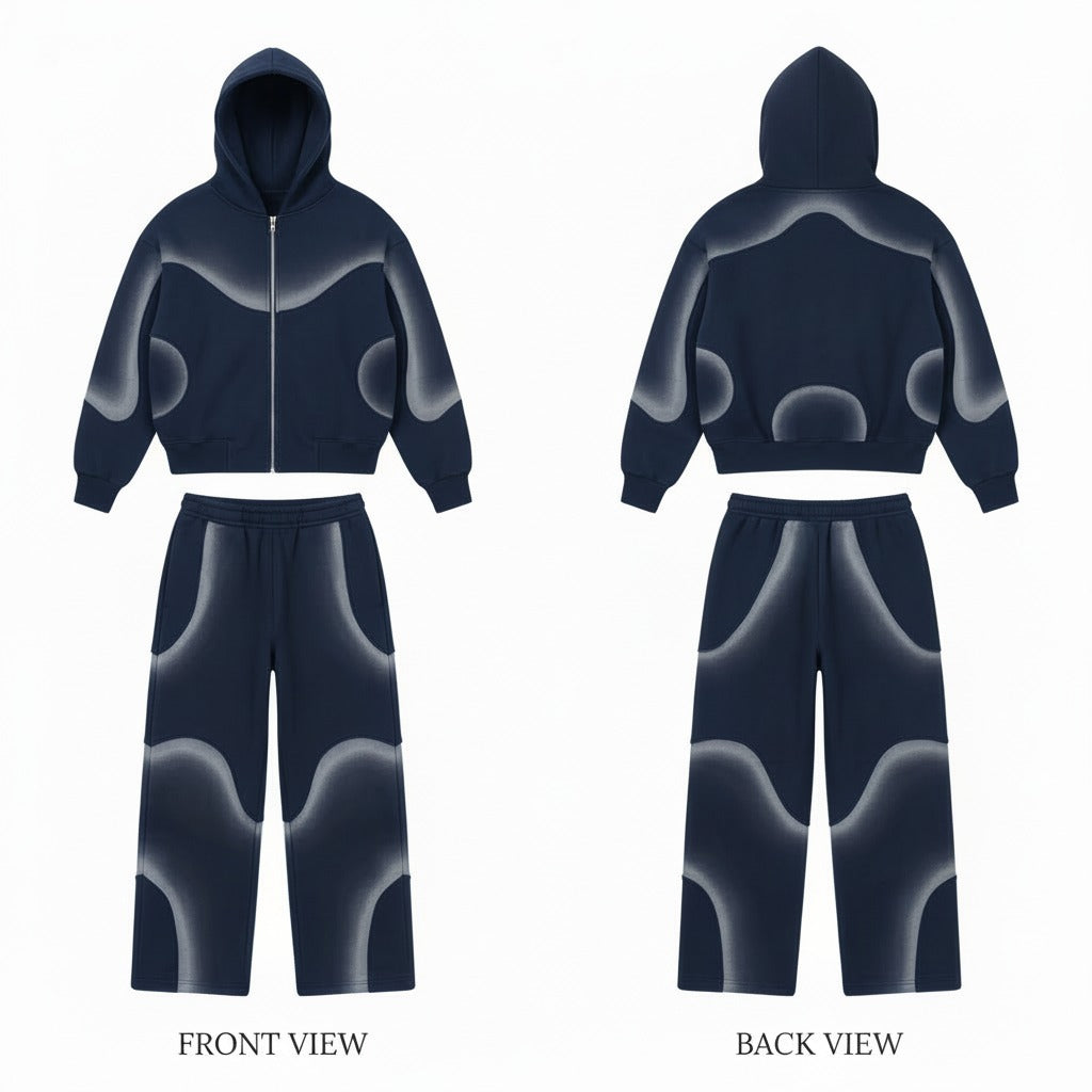 Navy Blue Comfortable Tracksuit under $100