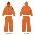 Orange Unisex Tracksuit – Minimal Comfort Fit Sportswear