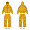 Yellow Vibrant Tracksuit – Unisex Athletic Streetwear Set