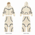 Beige Performance Tracksuit – Unisex Lightweight Sportswear